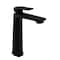 Anzzi 1-Handle Bathroom Vessel Sink Faucet in Matte Black L-AZ904MB - alternate 1